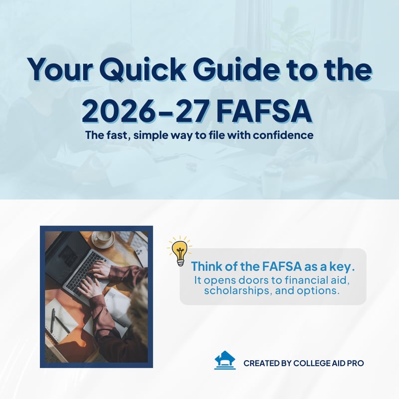 2026 27 Fafsa Guide