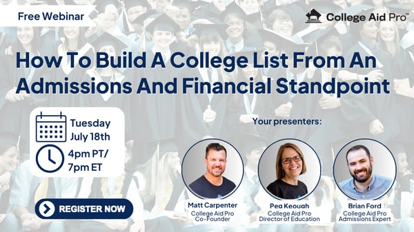 71824 How to Build a College List from an Admissions and Financial Standpoint (1)