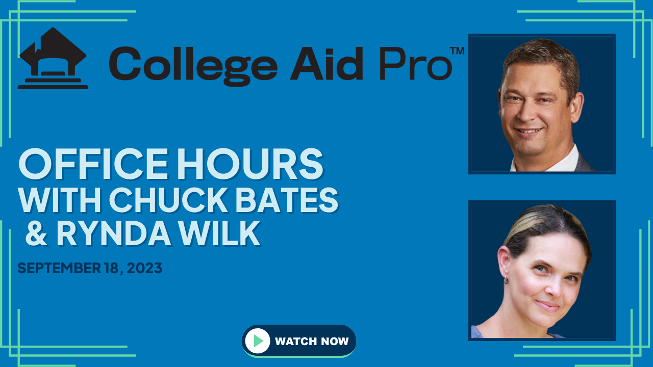 9.18 Office Hours College Aid Pro