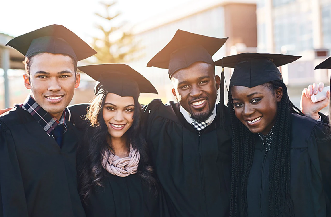 Students at Graduation