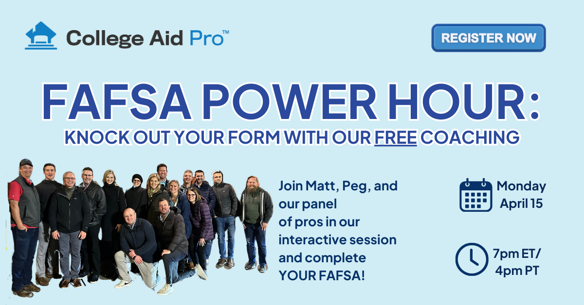 FAFSA Power Hour Knock Out Your Form with our Free Coaching